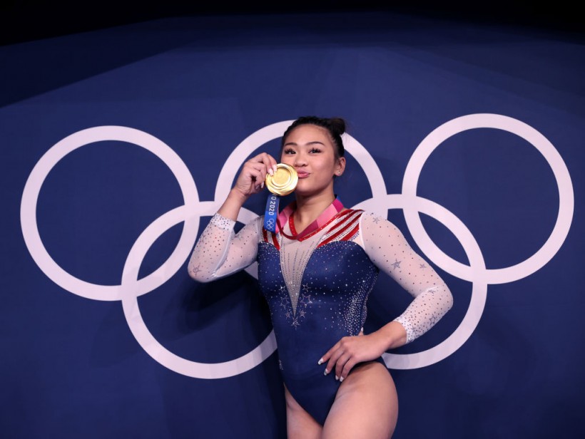 Sunisa Lee, the first Hmong American to win a gold medal in the Olympics.  