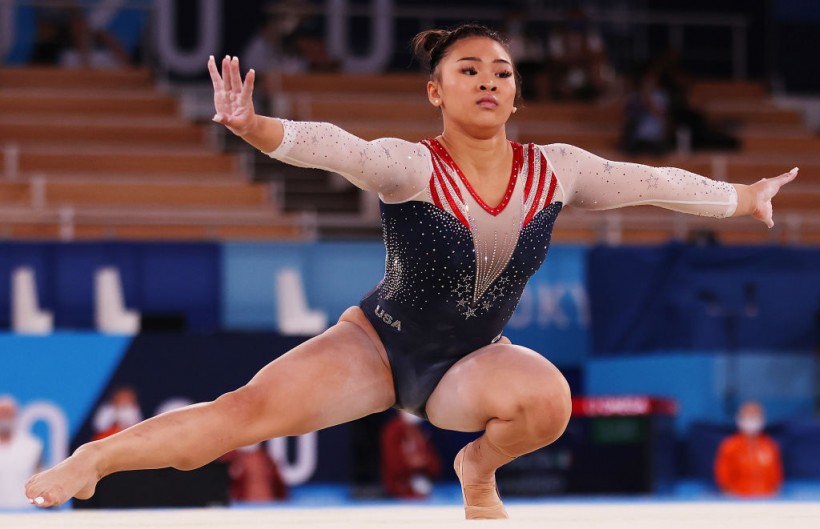 Sunisa Lee, the first Hmong American to win a gold medal in the Olympics.  