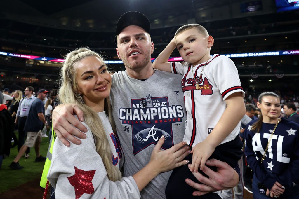 Freddie Freeman's WHOLESOME Postgame interview after Braves win World Series  
