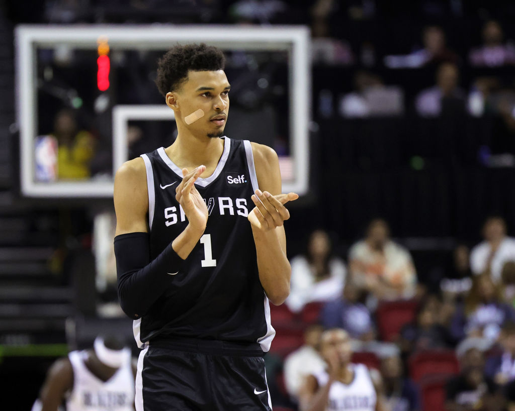 Victor Wembanyama - San Antonio Spurs - Game-Worn Summer League