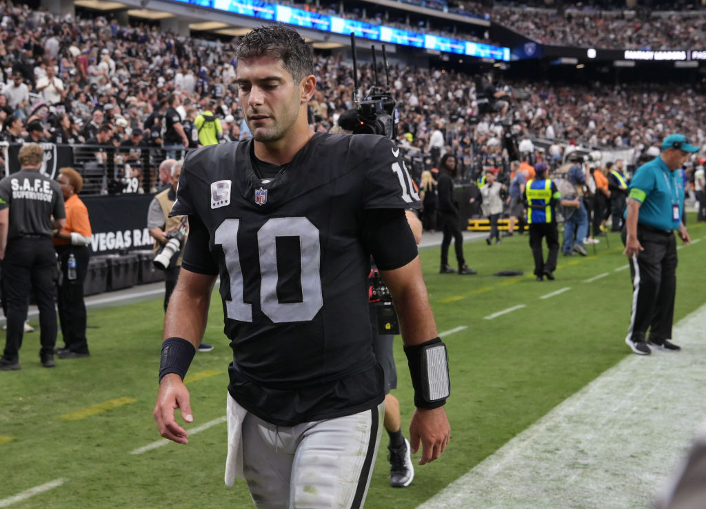 Raiders Injury Report: Jimmy Garoppolo Back Injury May Prove Costly ...