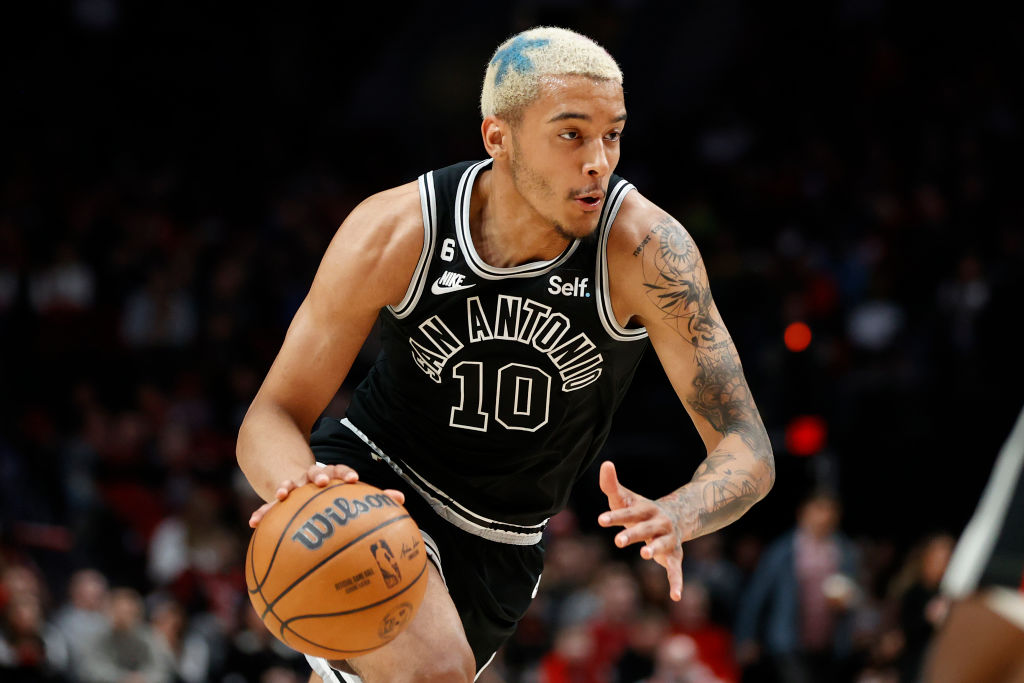 Spurs forward Jeremy Sochan is the NBA's most interesting rookie