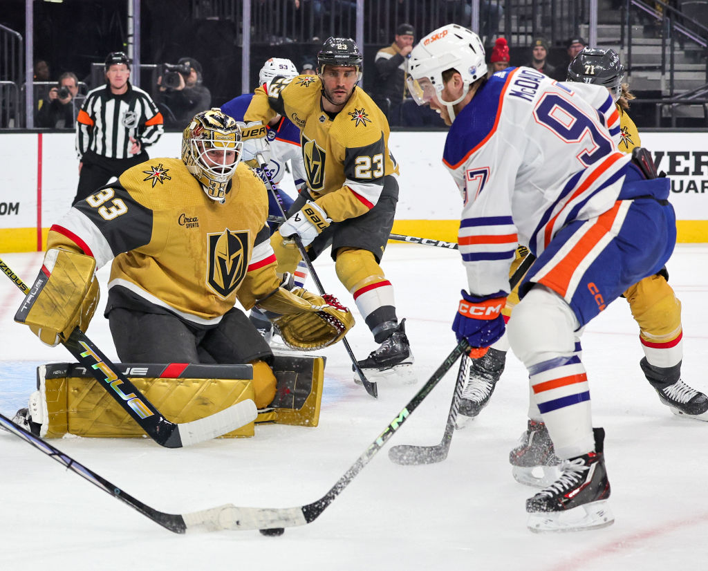 Golden Knights Goalie Adin Hill Spoils Oilers Win Streak Sports World News 