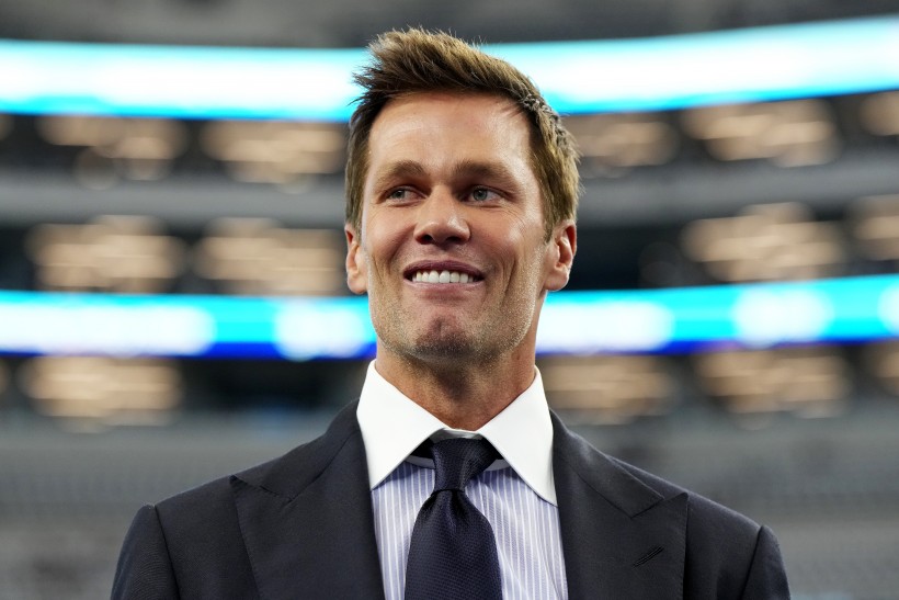 Tom Brady looks on prior to the game at AT&T Stadium on September 15, 2024 in Arlington, Texas. 