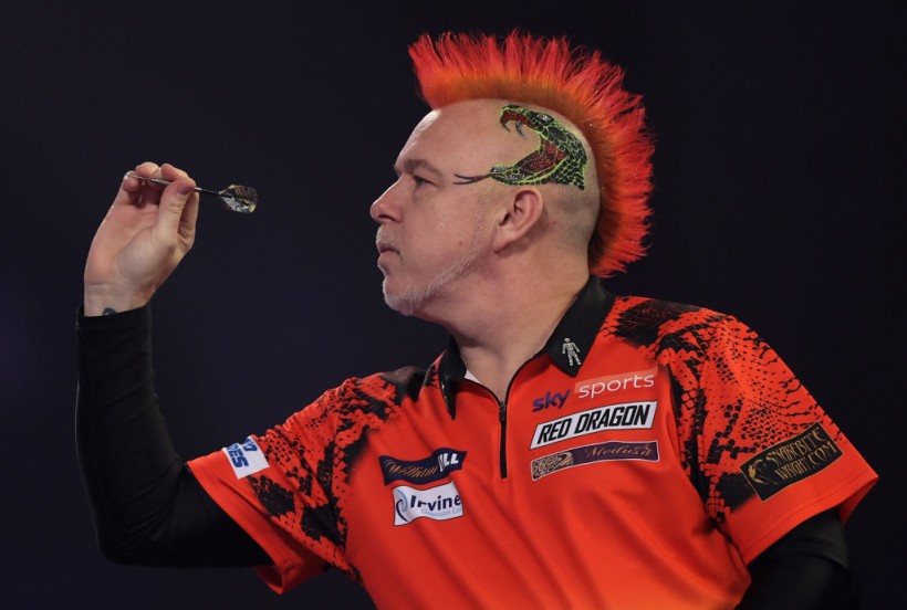 Peter Wright in the World Darts Championship