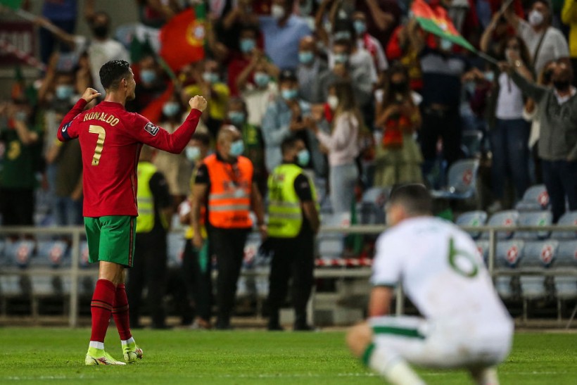 Ronaldo Breaks International Scoring Record After Portugal Edges Ireland in 2022 World Cup Qualifier