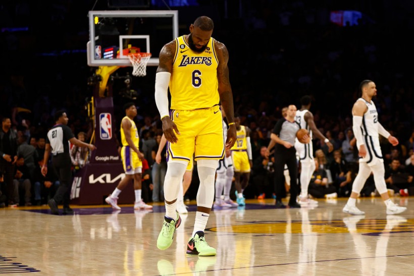 LeBron James - Memphis Grizzlies v Los Angeles Lakers - Game Four