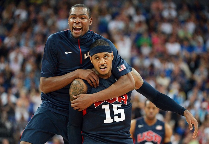 Kevin Durant and Carmelo Anthony 