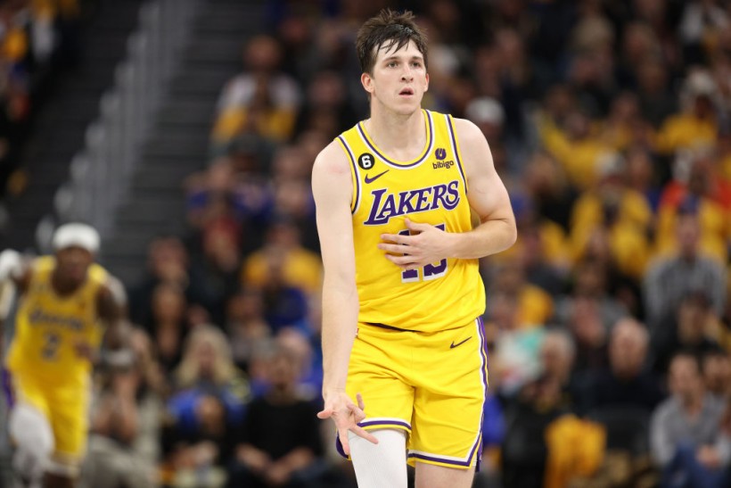 Austin Reaves - Los Angeles Lakers v Golden State Warriors - Game One