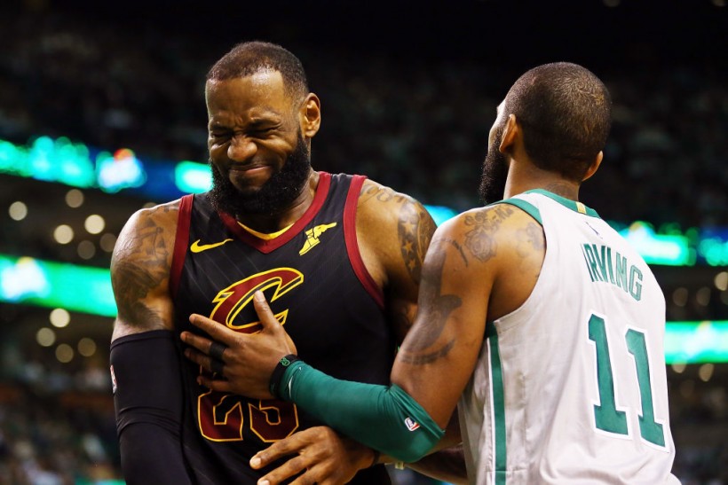 LeBron James and Kyrie Irving - Cleveland Cavaliers v Boston Celtics