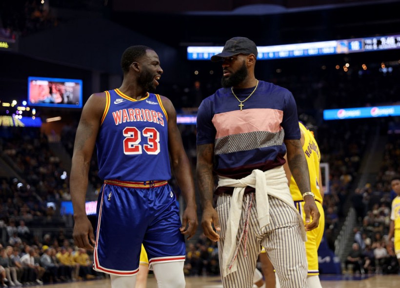 Draymond Green and LeBron James - Los Angeles Lakers v Golden State Warriors
