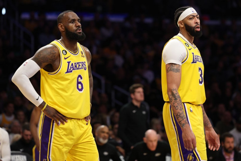 LeBron James and Anthony Davis - Denver Nuggets v Los Angeles Lakers - Game Four