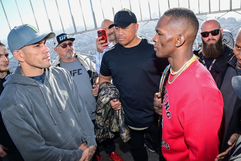 UFC 281 Face Off Between Headliners Israel Adesanya & Alex Pereira at Empire State Building