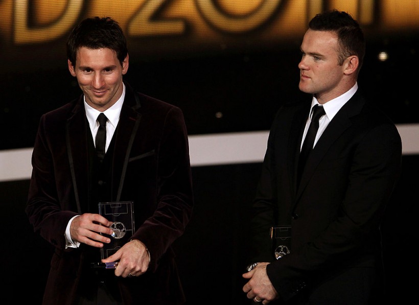 Lionel Messi and Wayne Rooney - FIFA Ballon d'Or Gala 2011
