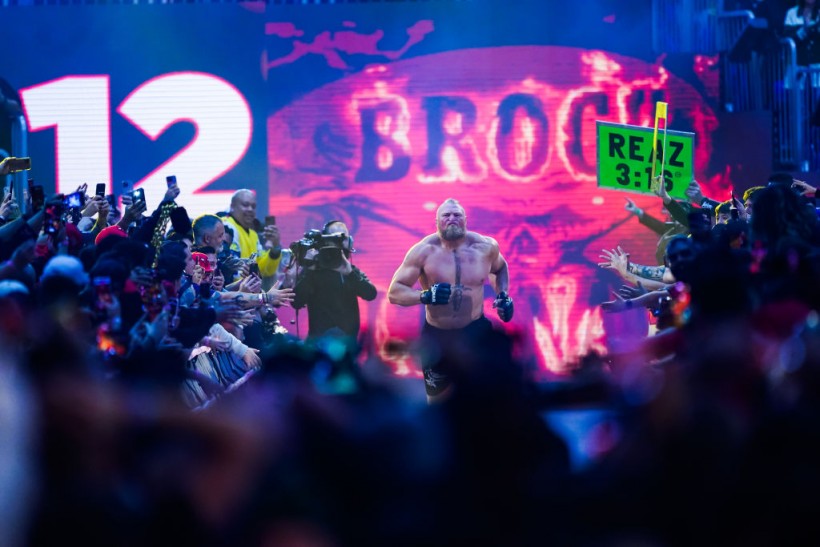 WWE superstar Brock Lesnar. 