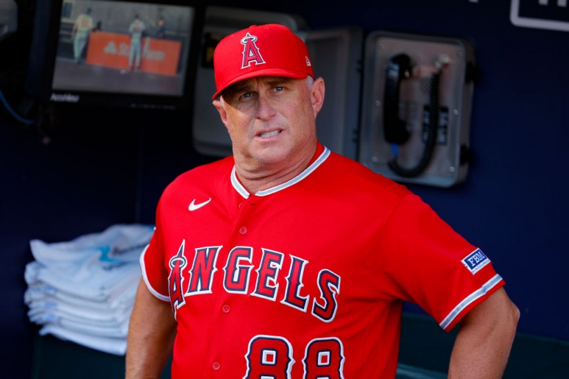 Phil Nevin of the Los Angeles Angels