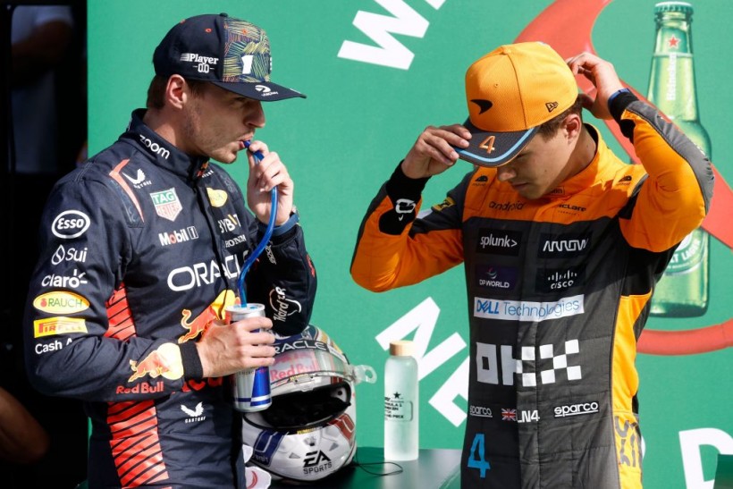 Max Verstappen and Lando Norris - AUTO-PRIX-F1-NED-QUALIFYING