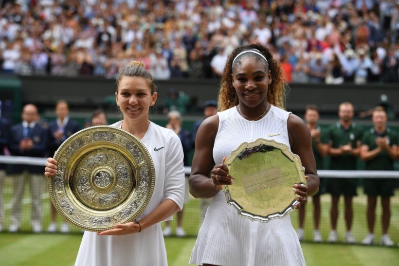 Simona Halep and Serena Williams - TENNIS-GBR-WIMBLEDON