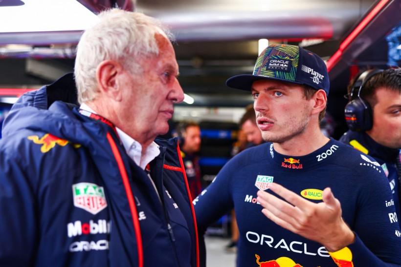 Helmut Marko and Max Verstappen - F1 Grand Prix of The Netherlands - Qualifying