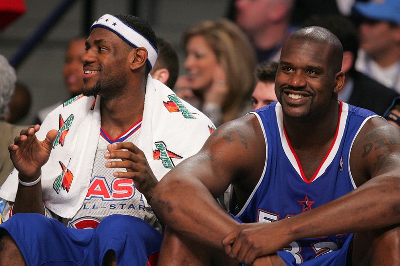 LeBron James and Shaquille O'Neal - 2005 NBA All-Star Game