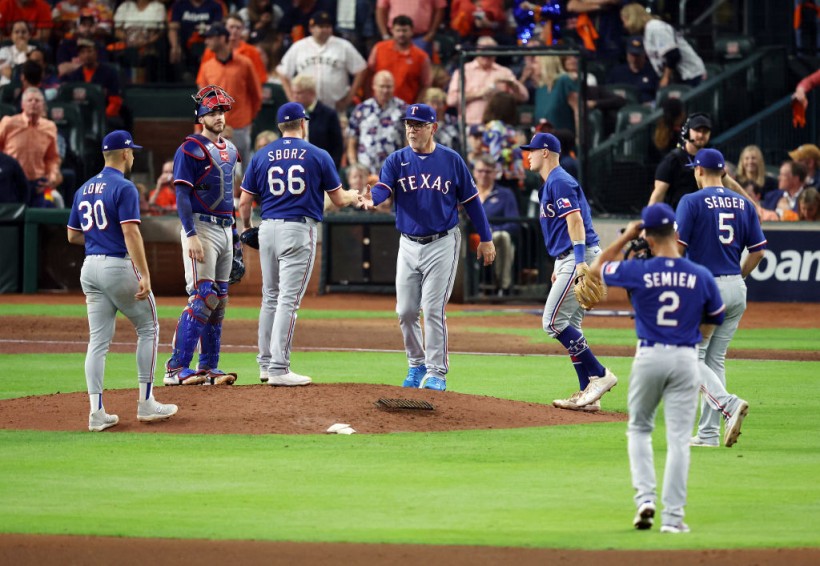 Championship Series - Texas Rangers v Houston Astros - Game One