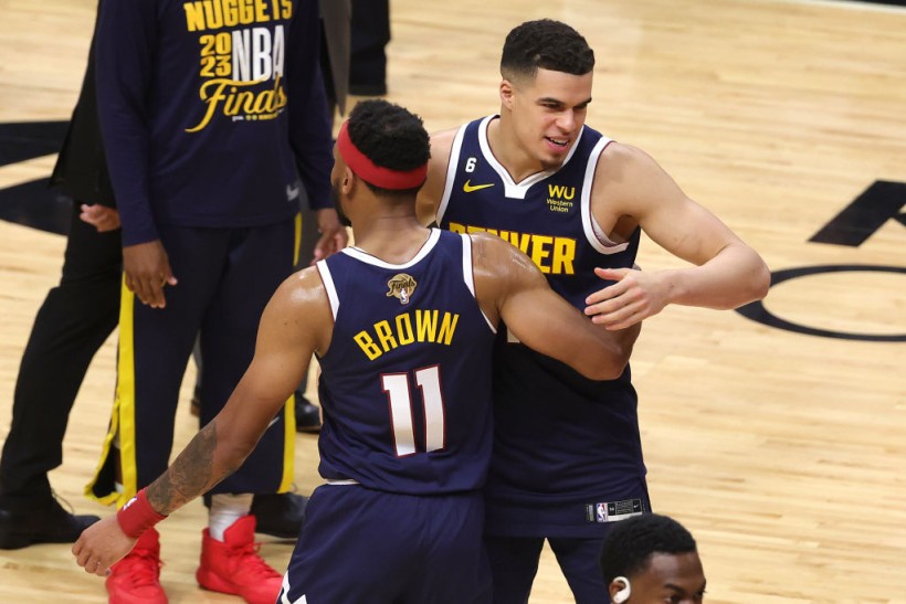 Bruce Brown and Michael Porter Jr. - 2023 NBA Finals - Game Four