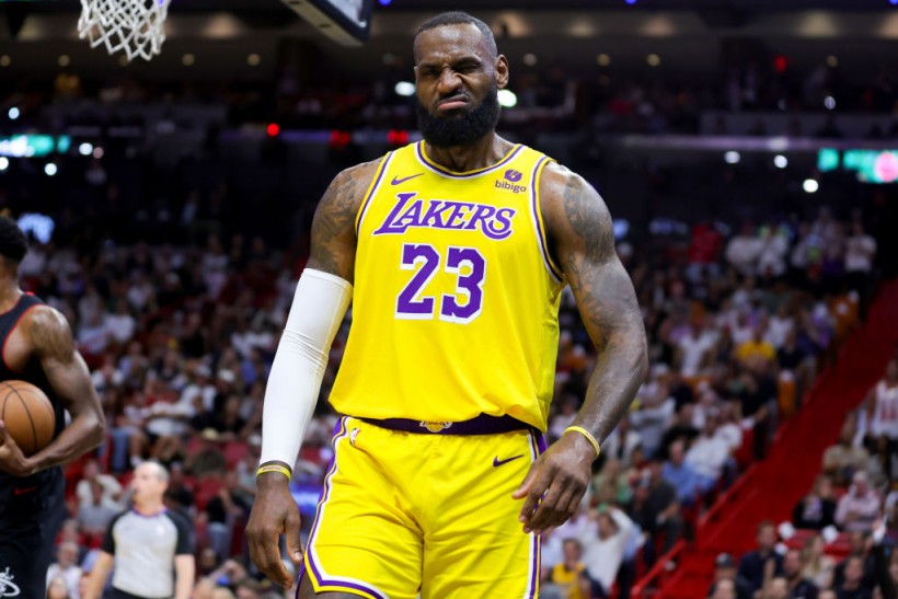 LeBron James - Los Angeles Lakers v Miami Heat