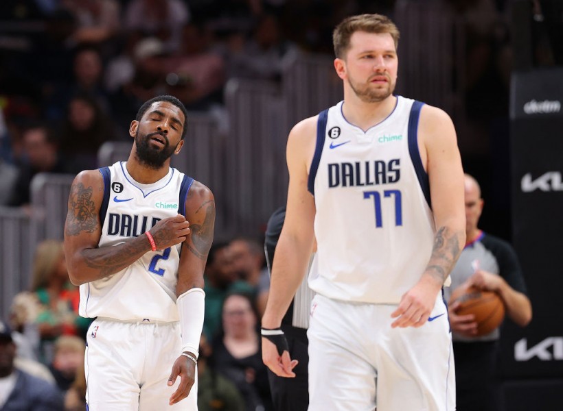 Kyrie Irving and Luka Doncic 
