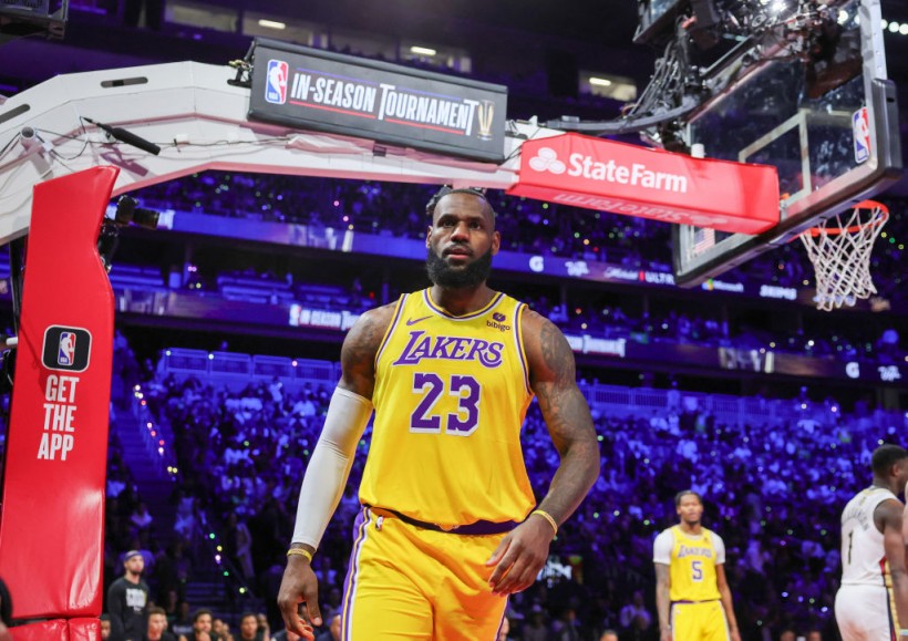 LeBron James - New Orleans Pelicans v Los Angeles Lakers: Semifinals - 2023 NBA In-Season Tournament