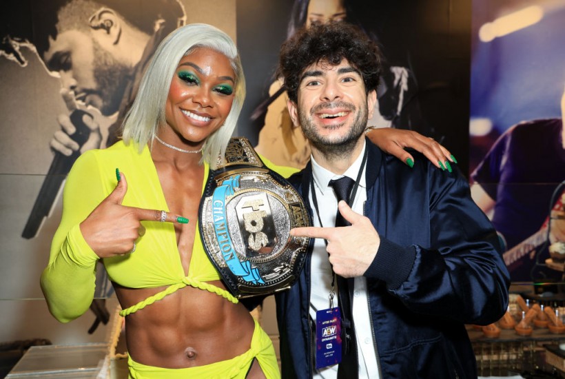 Jade Cargill and Tony Khan - TBS's AEW Dynamite Los Angeles Debut After Party