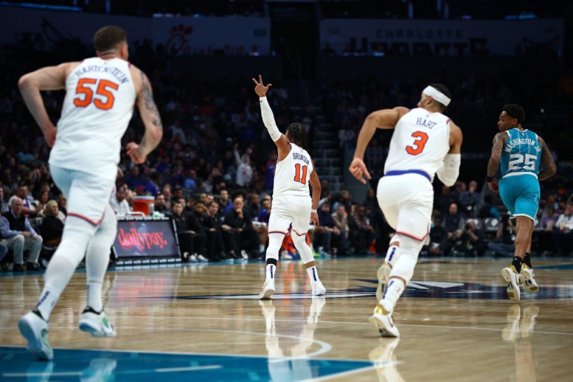 New York Knicks v Charlotte Hornets 