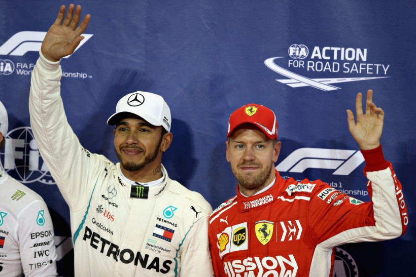 Lewis Hamilton and Sebastian Vettel - F1 Grand Prix of Abu Dhabi - Qualifying