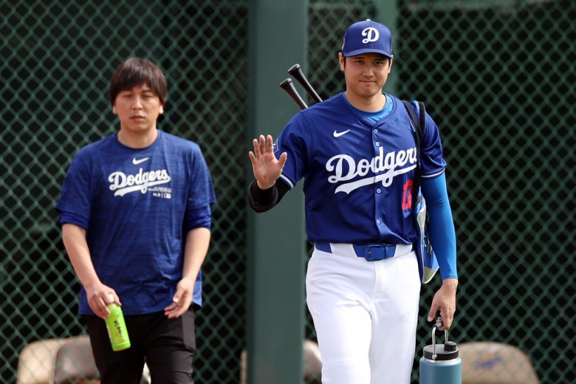 Ippei Mizuhara and Shohei Ohtani - Chicago White Sox v Los Angeles Dodgers