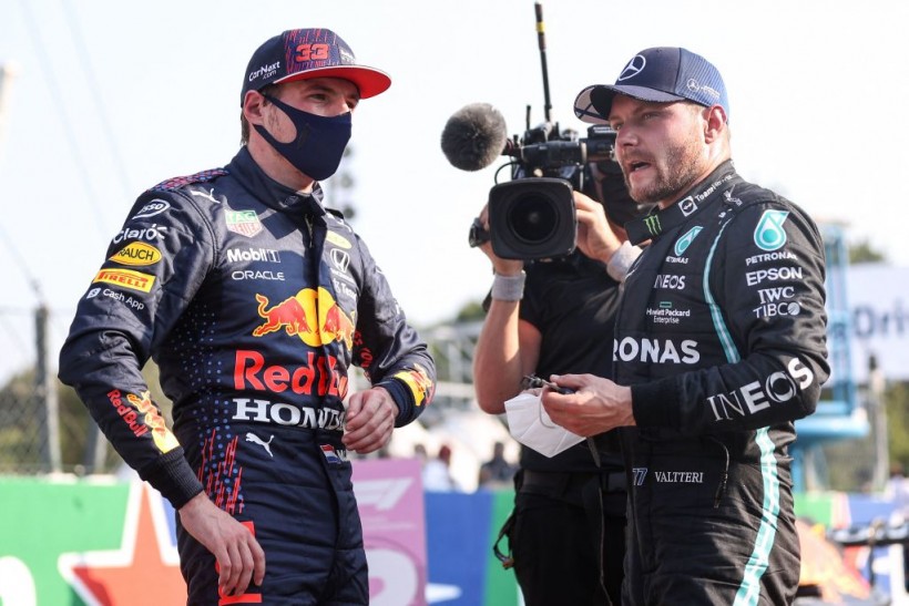 Max Verstappen and Valtteri Bottas - AUTO-PRIX-F1-ITA-SPRINT