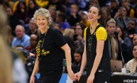 Lisa Bluder and Caitlin Clark - NCAA Women's Basketball Tournament - Final Four Previews