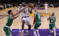 LeBron James - Boston Celtics v Los Angeles Lakers