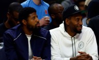 Paul George and Kawhi Leonard - Los Angeles Lakers v Los Angeles Clippers