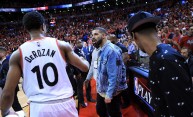 DeMar DeRozan and Drake - Indiana Pacers v Toronto Raptors - Game Seven