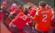 Fan Brawl Erupts at Chiefs vs. Broncos Game; One Charged with Assault